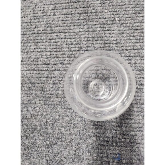 Vintage Princess House Heritage Clear Floral Crystal Accent Mini Vase Hand Blown - Picture 3 of 7